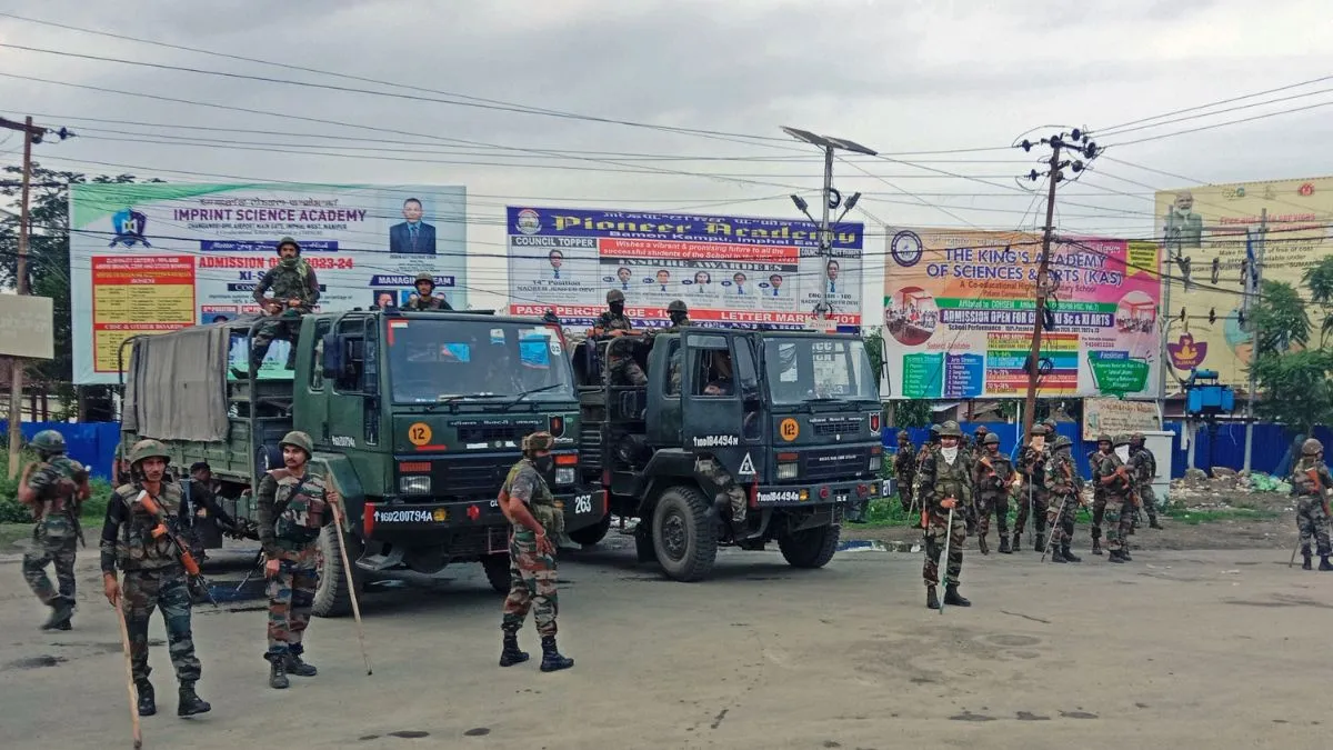 Manipur Violence: Fresh Arson In Jiribam, Meitei Family's House Burnt ...