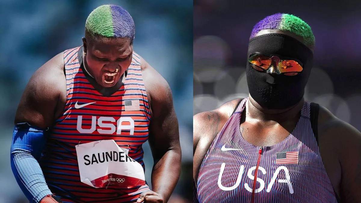us-athlete-raven-saunders-identifies-as-non-binary-understanding-non-binary-gender-their-pronouns-paris-olympics-2024-gender-controversy