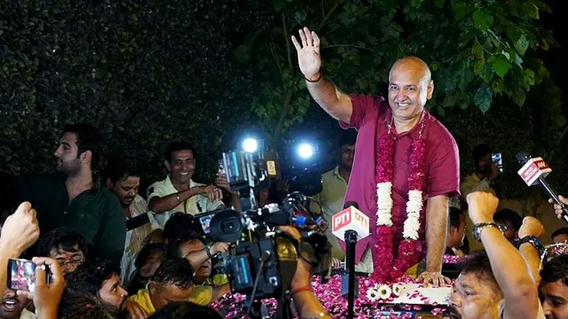 manish-sisodia-hails-power-of-constitution-after-walking-out-of-jail-meets-sunita-kejriwal-indebted-to-ambedkar