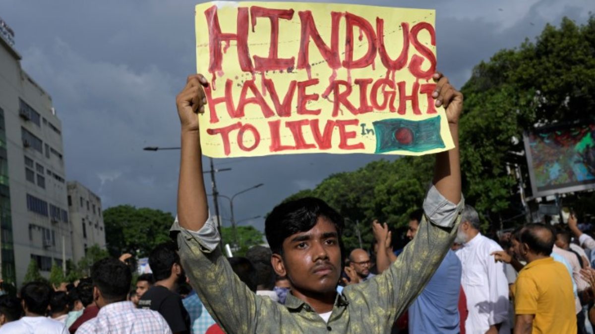 Bangladesh Unrest Hindus Protest Violent Attacks, Muhammad Yunus