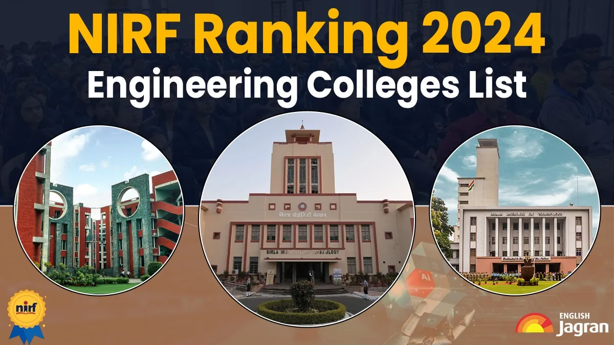 NIRF Ranking 2024 Engineering Colleges List Check Top Engineering