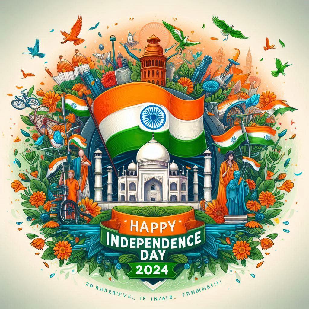 Independence Day 2024 Wishes, Images AIGenerated Greetings To Share