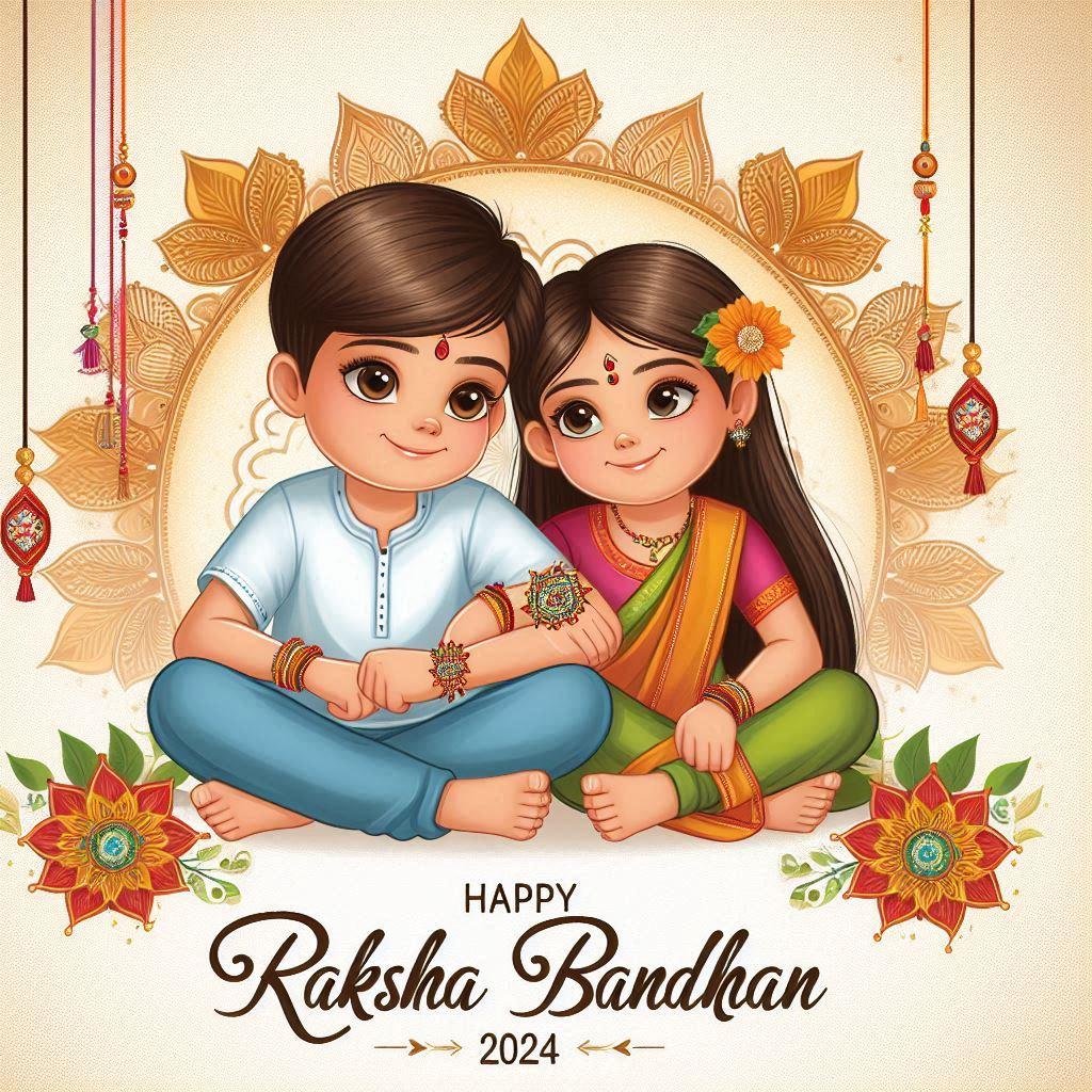 Raksha Bandhan Wishes, Images Check AIGenerated Rakhi Greetings To