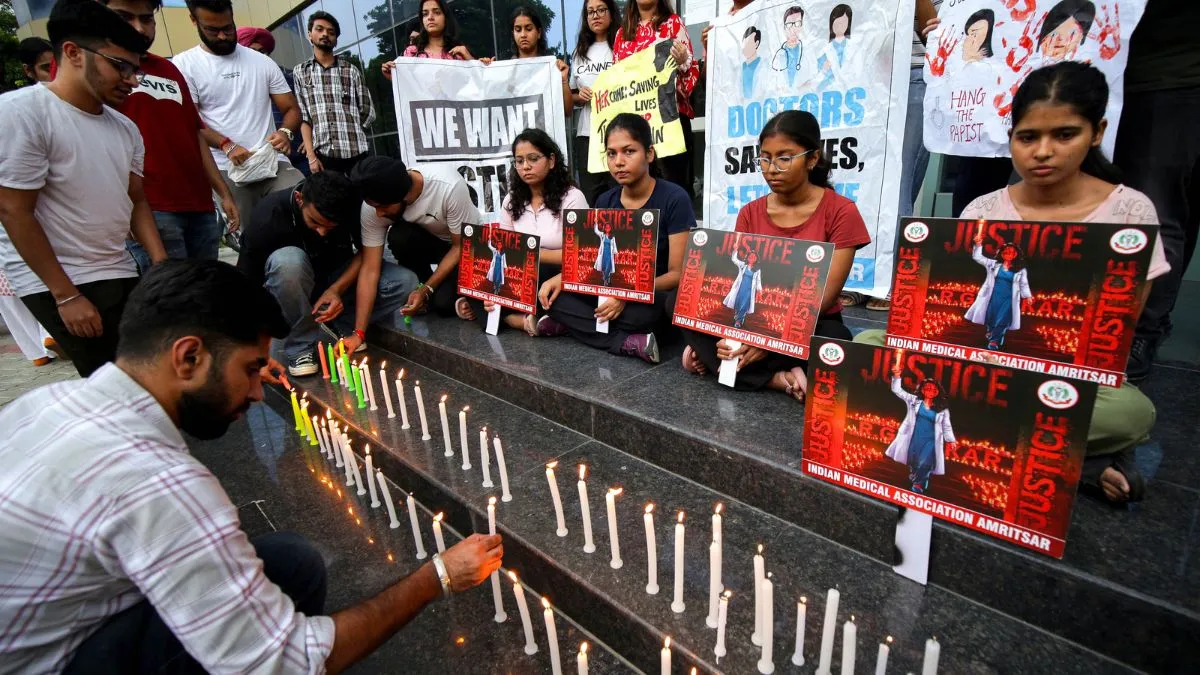 Kalo Rashka Kolkata Doctor Rape-Murder: Jr Doctors In UP Hospitals Observe 'Kala ...