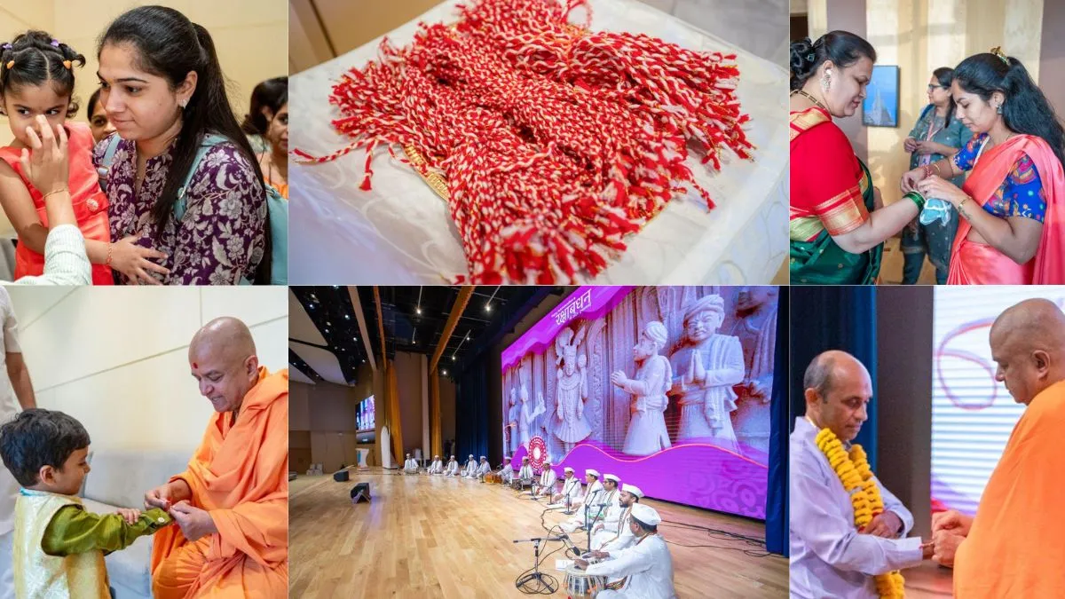 baps-hindu-mandir-in-abu-dhabi-celebrates-its-first-raksha-bandhan-pics