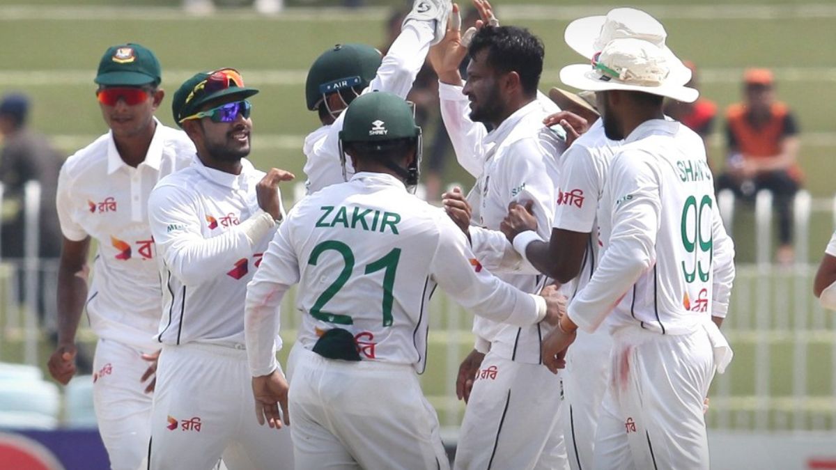 PAK vs BAN 1st Test Mushfiqur Rahim And Bowlers Shine In Bangladesh's