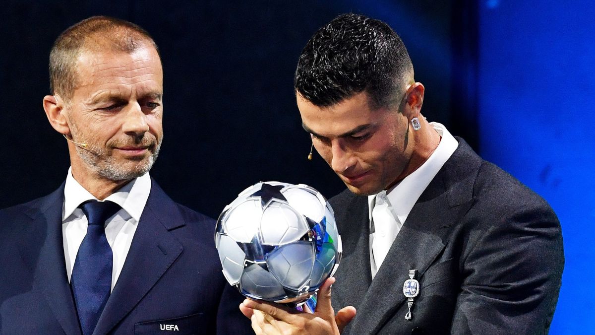 Cristiano Ronaldo Honoured With Special Award By UEFA For Record Goal