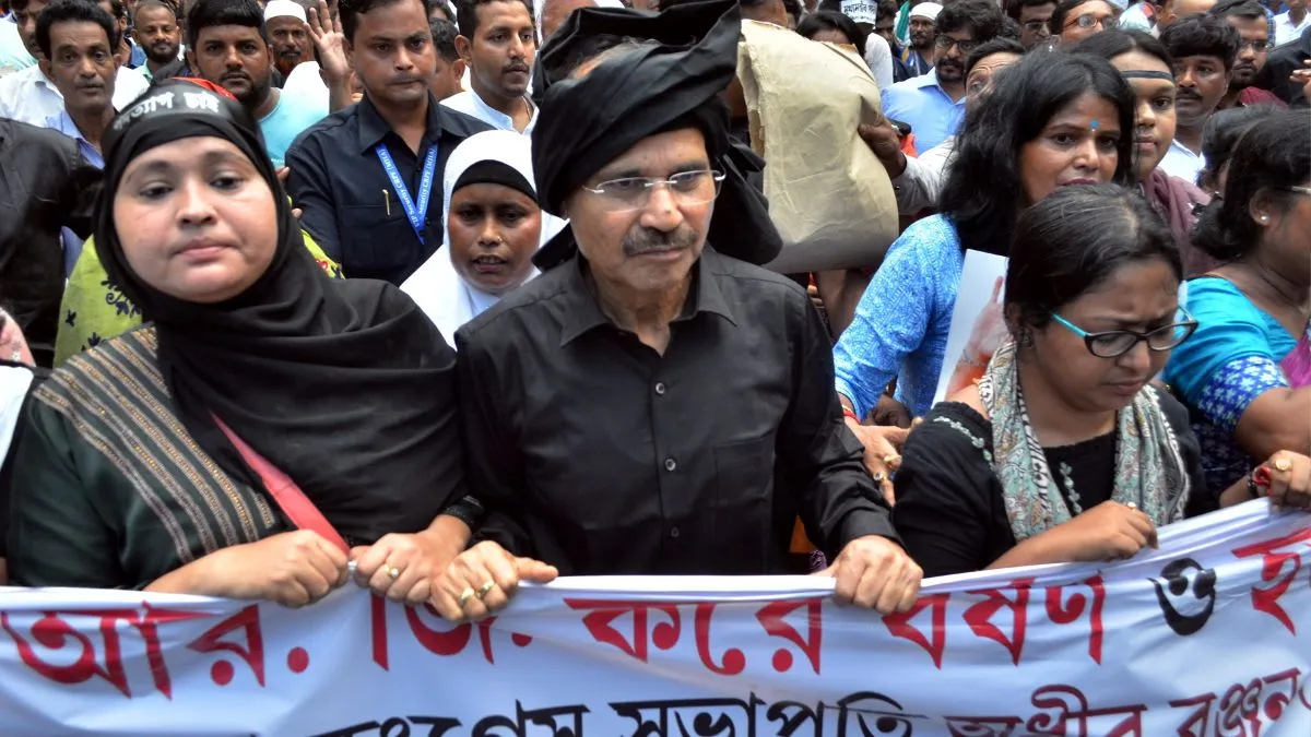 rg-kar-hospital-tragedy-victims-family-under-house-arrest-claims-congress-adhir-ranjan-leader-bengal-government-doctors-seek-central-protection-law