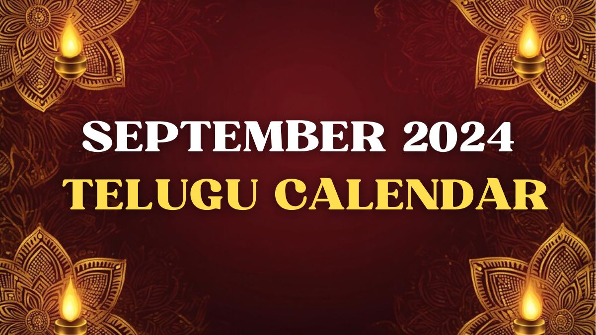 September 2024 Telugu Calendar Check Dates And Muhurtham For Vinayaka