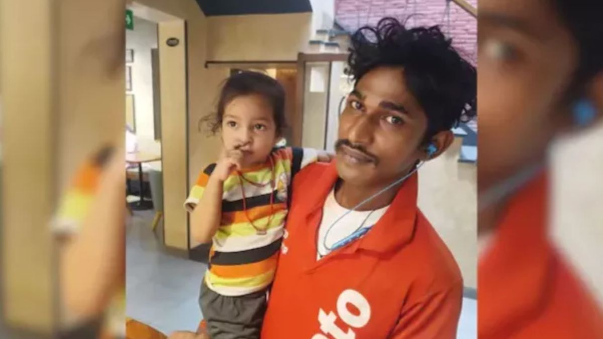 Zomato Delivery Agent Brings Daughter to Work, Starbucks Manager Shares Story
