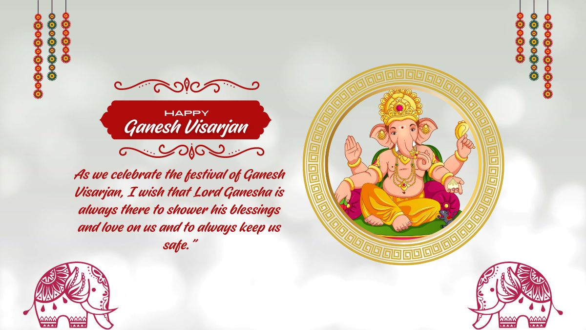 Ganesh Visarjan 2024 Ganpati Visarjan Wishes, Quotes, WhatsApp