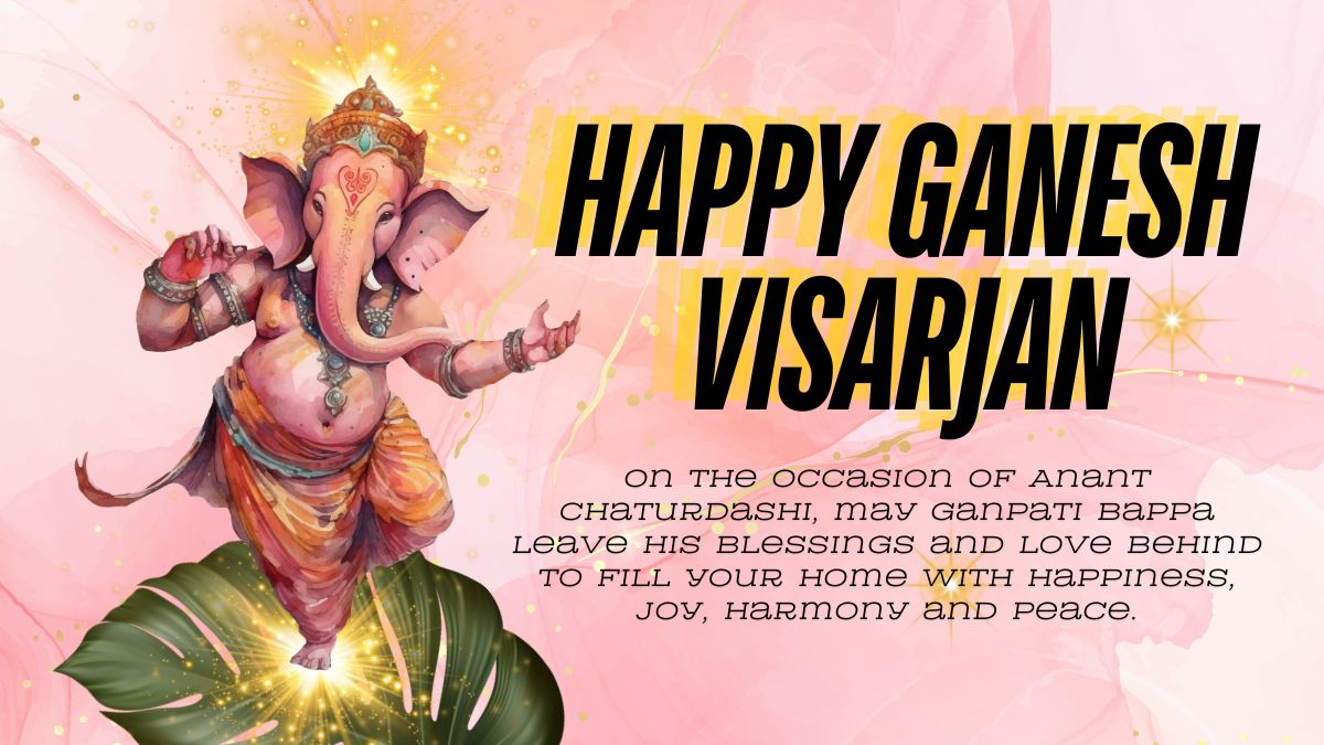 Ganesh Visarjan 2024 Ganpati Visarjan Wishes, Quotes, WhatsApp