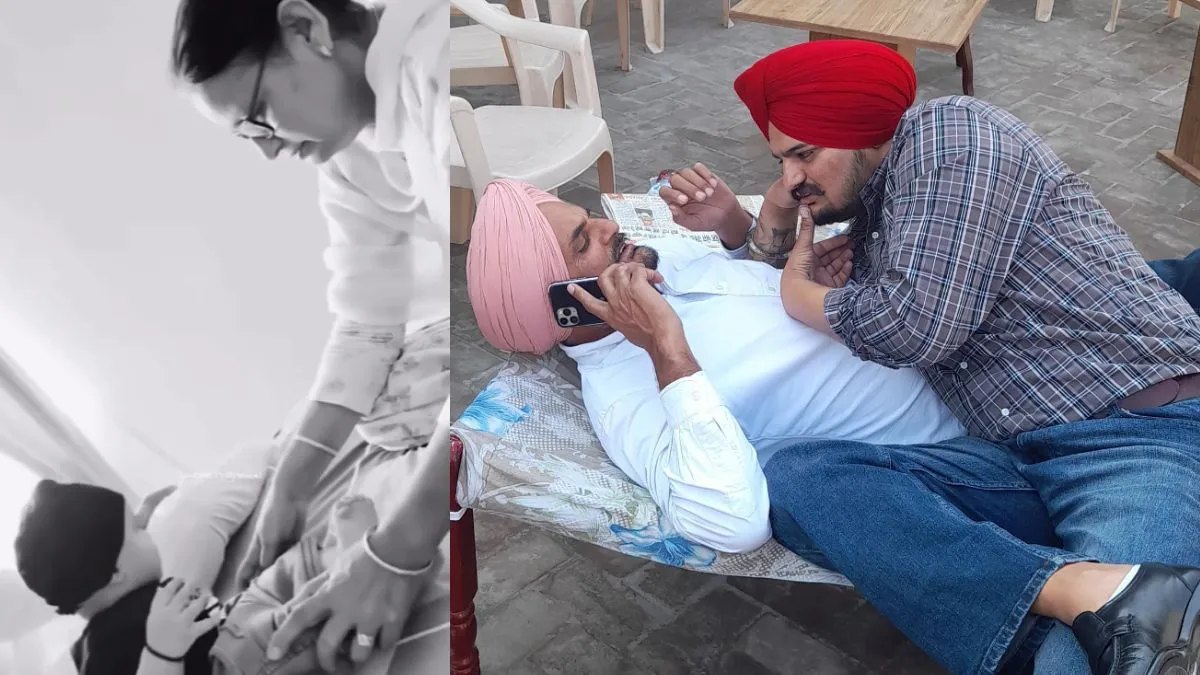 sidhu-moosewala-little-brother-shubhdeep-singh-plays-with-parents-in-viral-video-watch