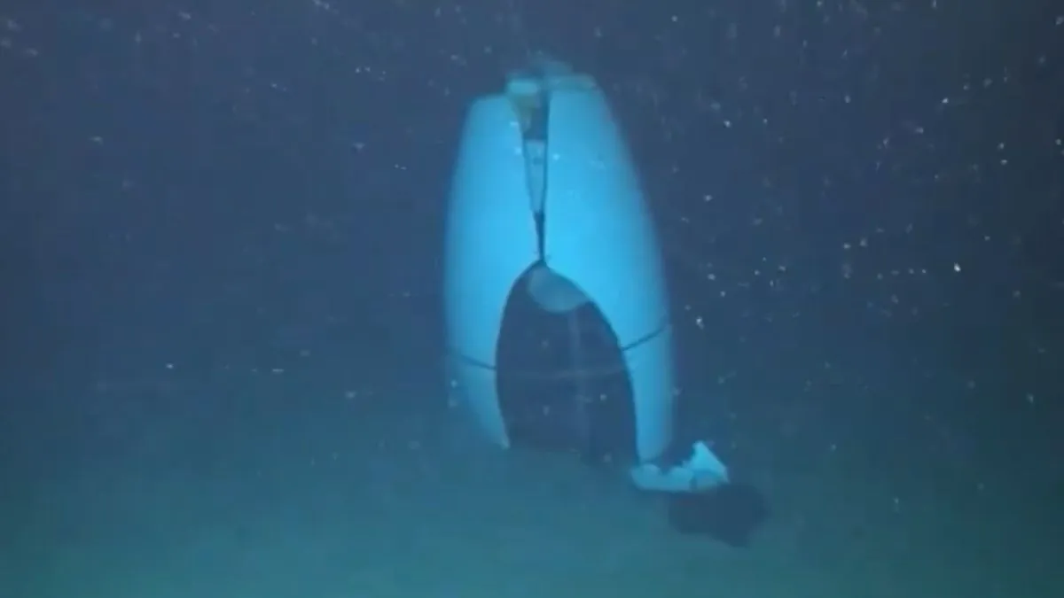 OceanGate Titan Submersible's Wreckage Video Released For First Time ...