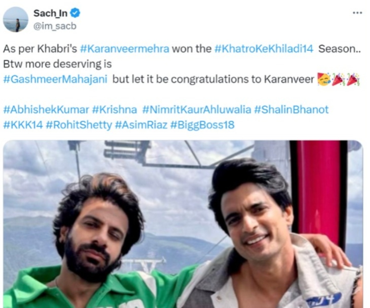 Khatron Ke Khiladi Winner tweet