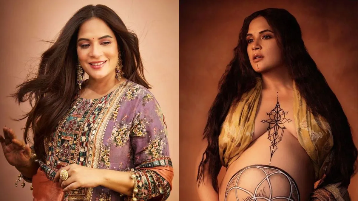 richa-chadha-shares-unseen-maternity-photos-wishes-her-little-girl-on-daughters-day