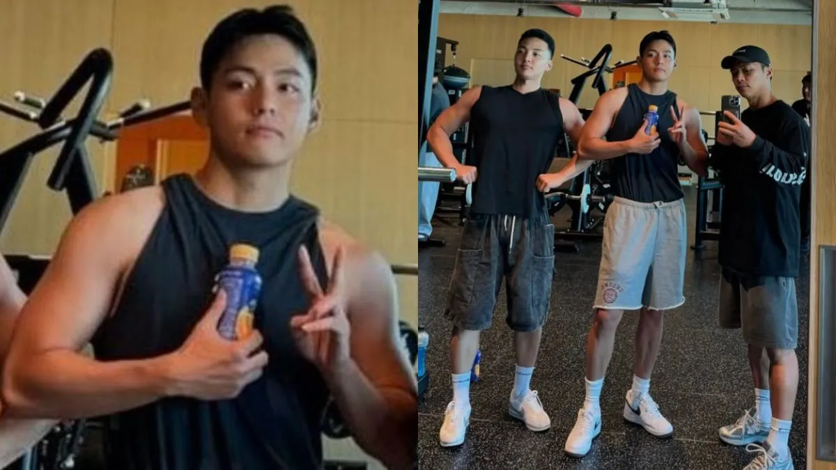 BTS V's Beefed Up Photo With Actor Kim Min-Jae Straight From The Gym ...