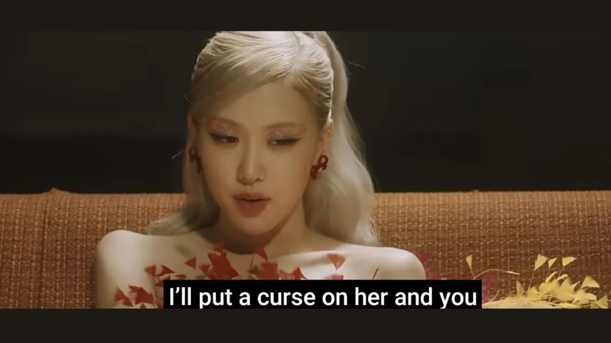 BLACKPINK Rose in her solo song Gone Music Video (Image: YouTube/BLACKPINK)