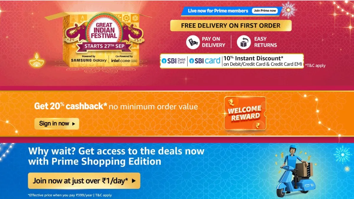 Amazon Great Indian Festival Sale 2024 Date, Time, Bank Offers, Deals