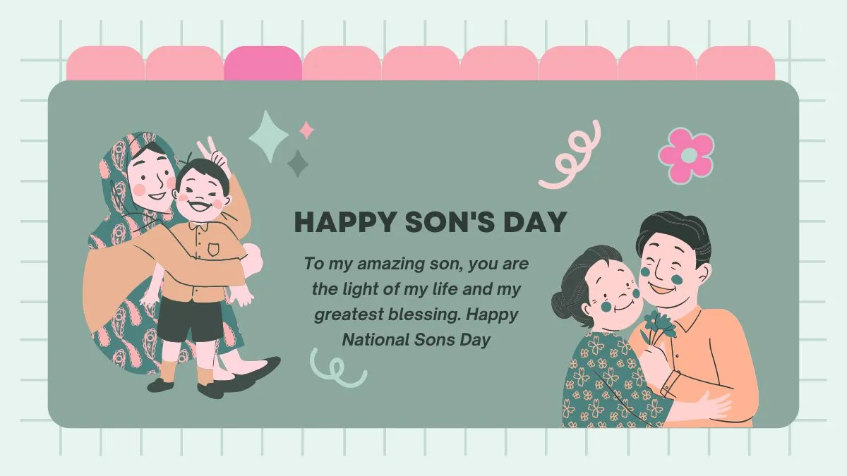 National Son’s Day 2024 Wishes, Messages, Quotes, WhatsApp And