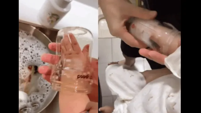 viral-video-shows-parents-using-toddler-hand-to-clean-milk-bottle-internet-finds-hack-cute