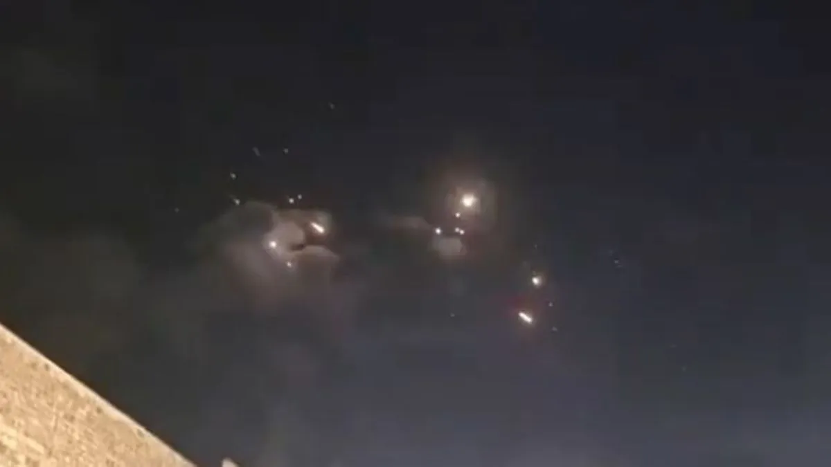 VIDEOS: Explosions On Ground, Interceptions By Iron Dome Caught On