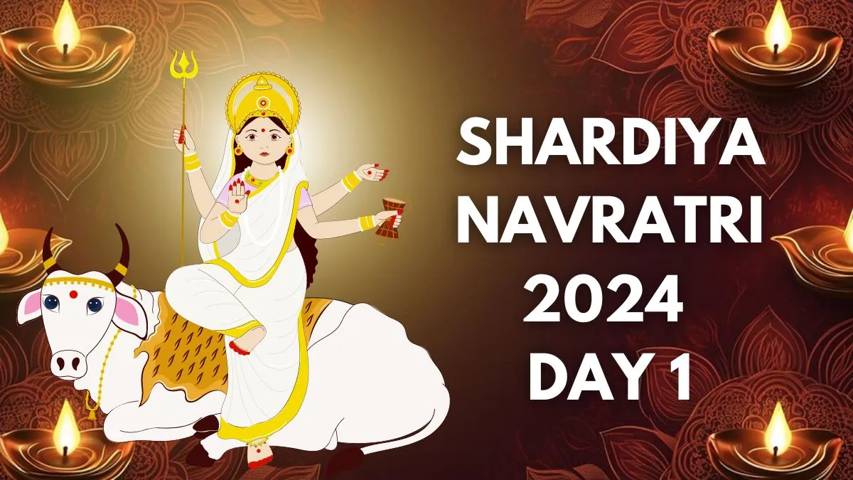 Shardiya Navratri 2024 Day 1 Check Colour, Puja Vidhi, Shubh Muhurat