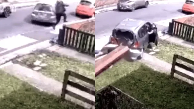 cctv-viral-video-man-miraculous-last-minute-escape-before-brutally-getting-hit-by-car-shocks-the-internet