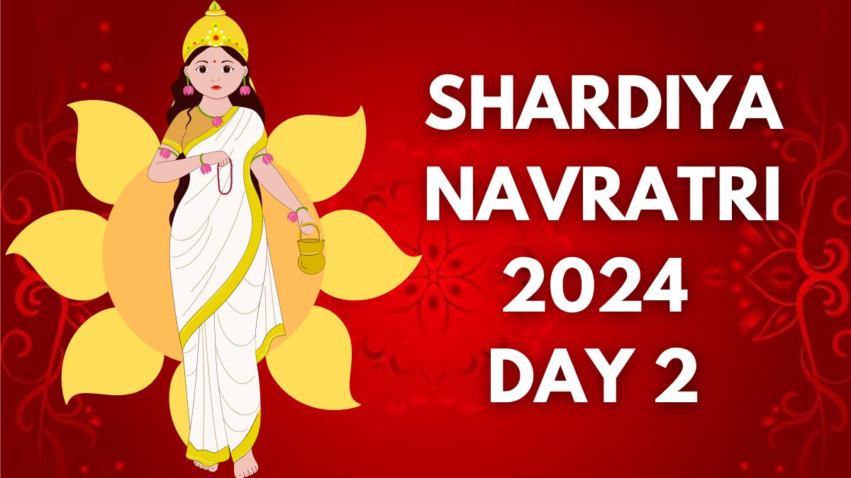 shardiya-navratri-2024-day-2-check-colour-puja-vidhi-shubh-muhurat-mantra-bhog-and-aarti-for-mata-brahmacharini