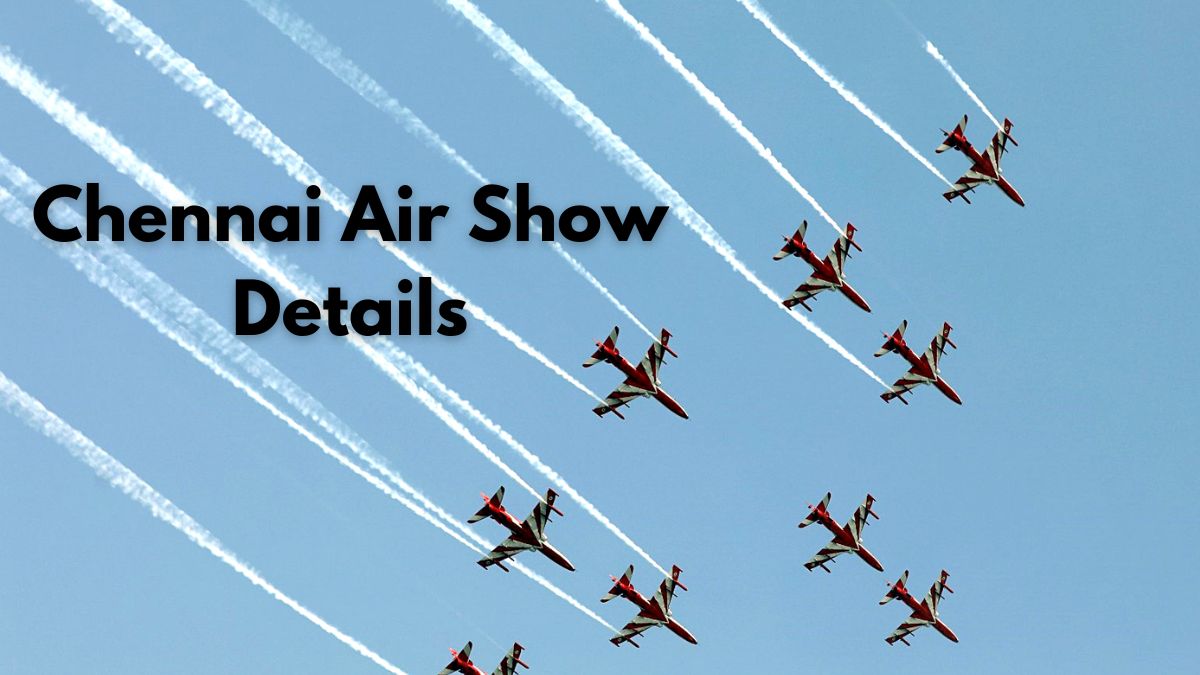 Chennai Air Show Free Entry For Visitors At Marina Beach On Oct 6