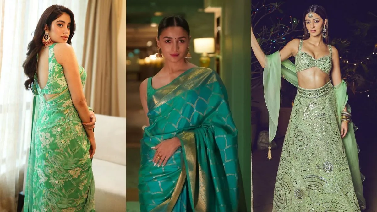 shardiya-navratri-day-2-gorgeous-green-ethnic-outfit-ideas-to-look-like-traditional-queen