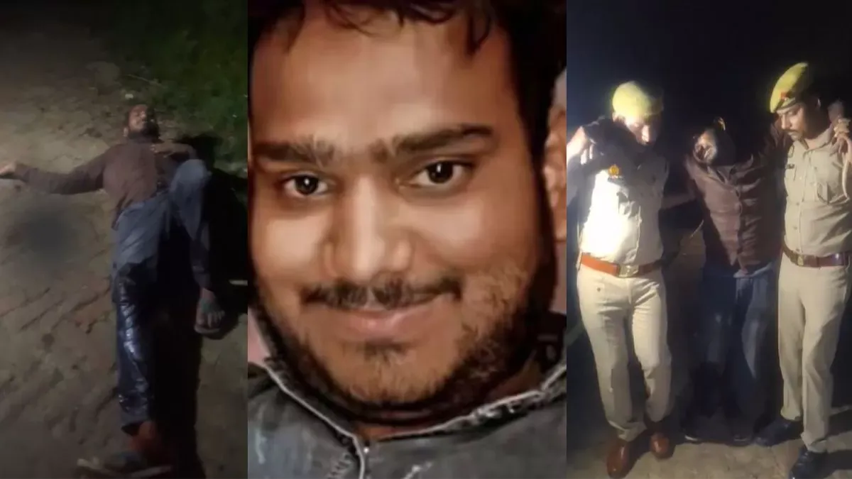 amethi-teacher-family-murder-key-suspect-chandan-verma-snatches-cops-revolver-in-ahorwa-bhawani-to-attack-police-team-shot-in-leg