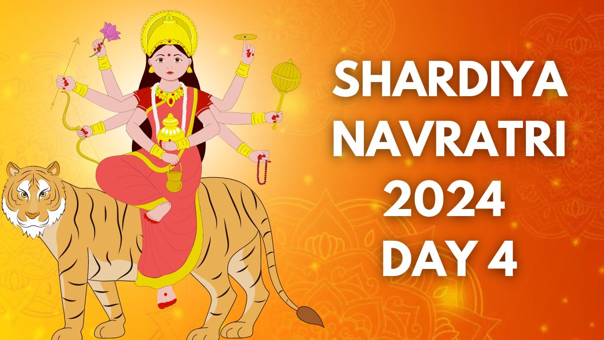 Shardiya Navratri 2024 Day 4 Check Colour, Puja Vidhi, Shubh Muhurat