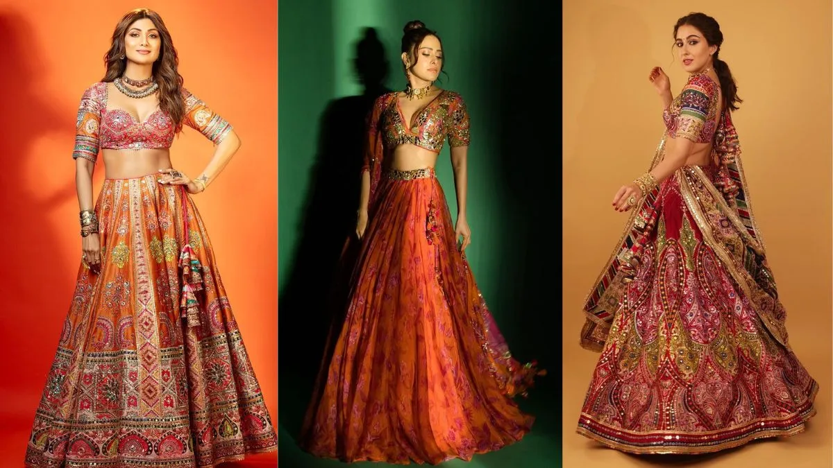 Navratri 2024: Bollywood Divas Inspired 5 Vibrant Lehenga Looks To Slay At Dandiya Night