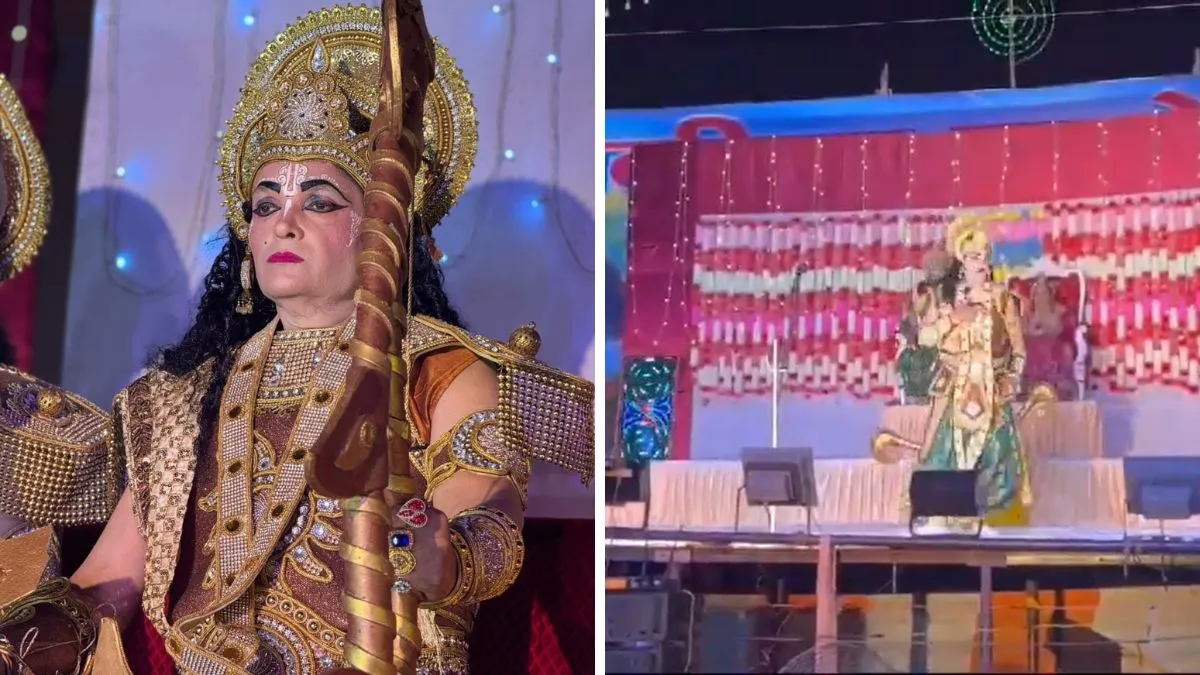 delhi-ramleela-artist-heart-attack-video-sushil-kaushik-dies-lord-ram-at-vishwakarma-nagar-ramleela