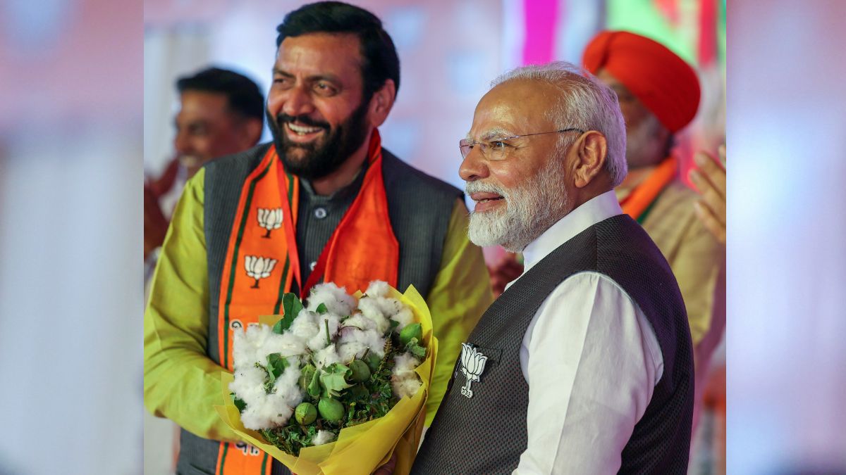 Haryana CM Nayab Singh Saini Meets PM Modi After BJP Secures Victory In ...