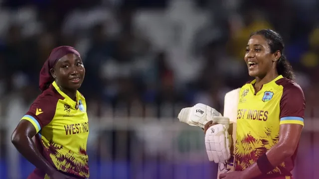 womens-t20-world-cup-2024-karishma-ramharack-stars-with-four-wicket-haul-as-wi-beat-ban-by-8-wickets