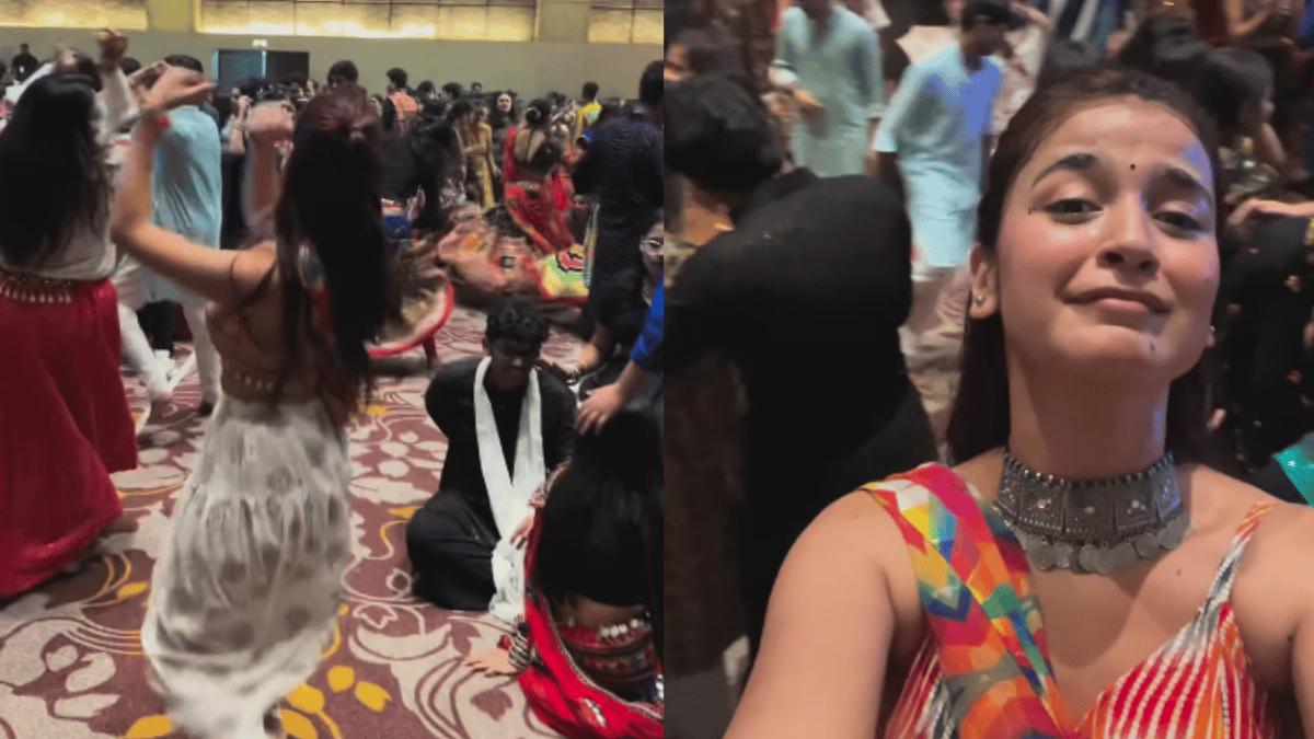 dussehra-2024-woman-hilarious-attempt-at-joining-garba-dance-circle-leaves-internet-laughing-viral-video