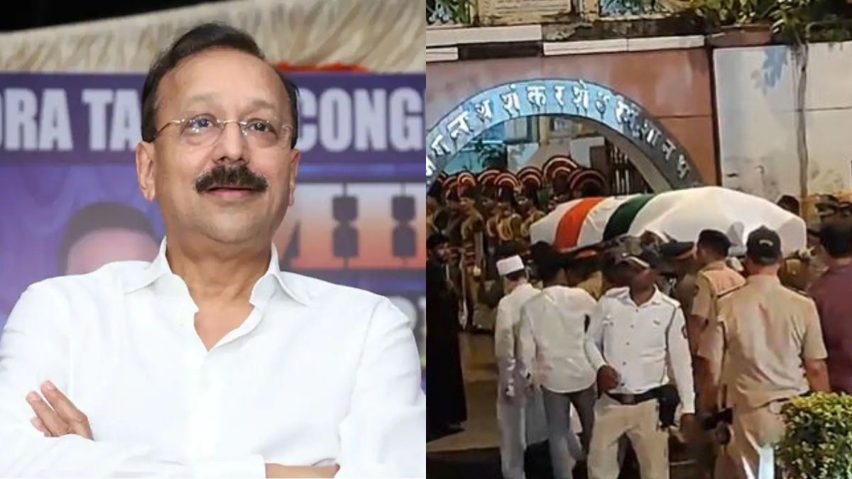 Baba Siddique Murder Ncp Leader Given State Funeral Mumbai Police