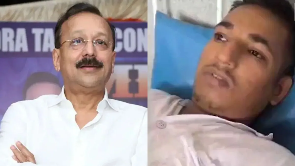 baba-siddique-murder-man-shot-in-leg-during-firing-at-ncp-leader-raj-kanojia-mumbai-watch-video