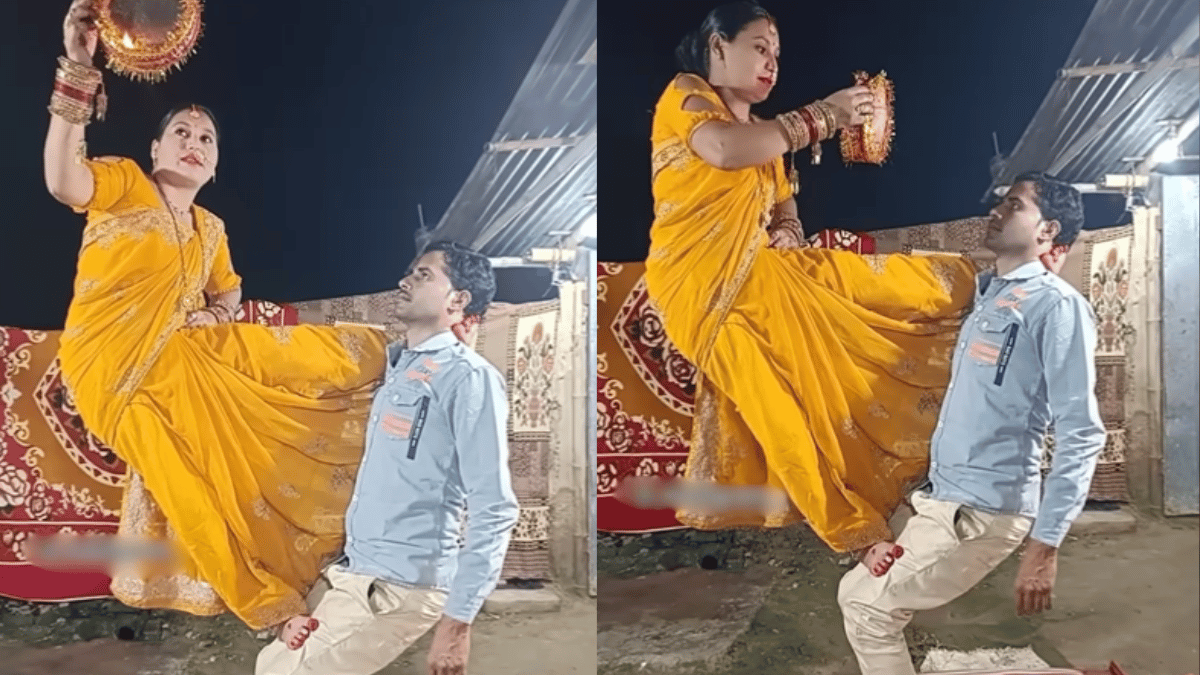 Karwa Chauth 2024 Couple’s Bizarre Way Of Celebrating Festival Leaves