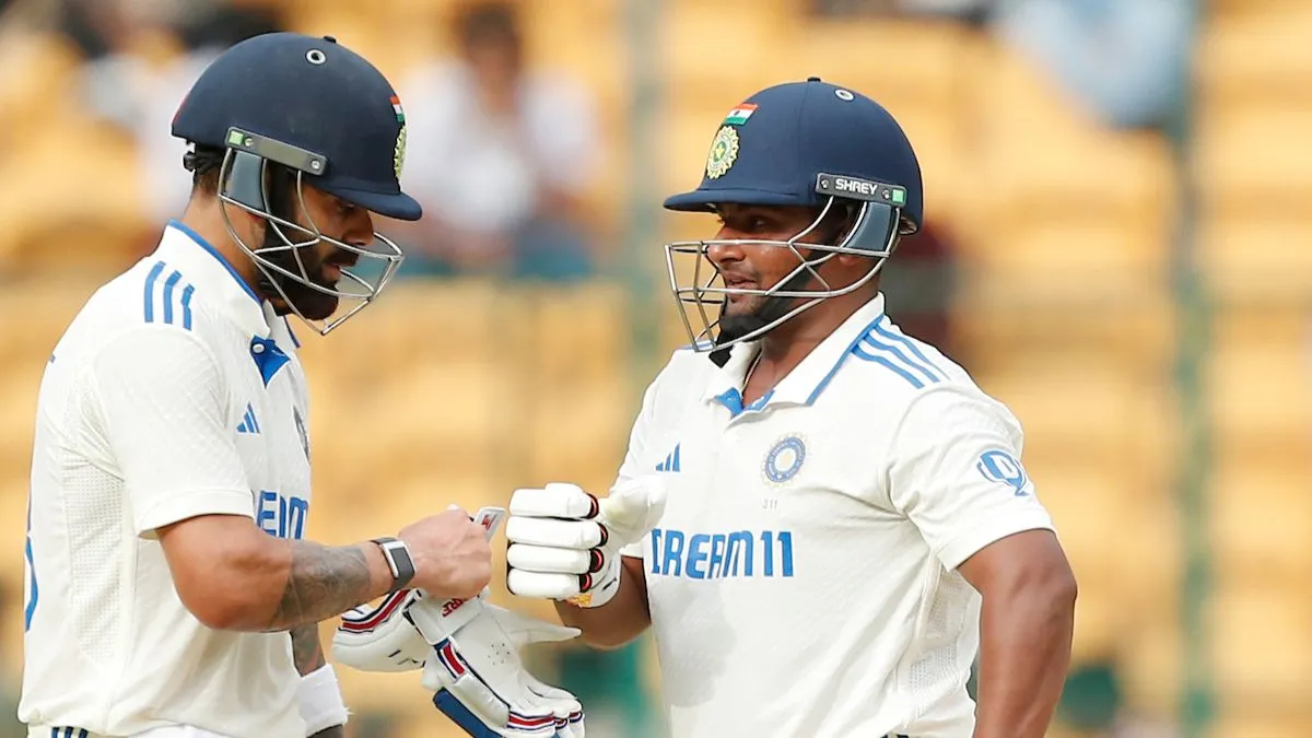 ind-vs-nz-1st-test-virat-kohli-sarfaraz-khan-step-up-with-fighting-halfcenturies-make-it-count-after-firstinning-ducks