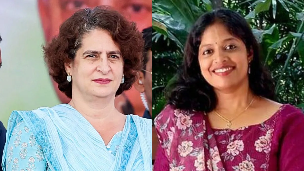 kerala-bypolls-bjp-pits-navya-haridas-against-priyanka-gandhi-vadra-in-wayanad