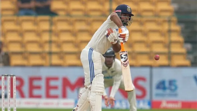 ind-vs-nz-1st-test-rishabh-pant-bounces-back-from-knee-injury-scores-quick-half-century-against-new-zealand-in-bengaluru