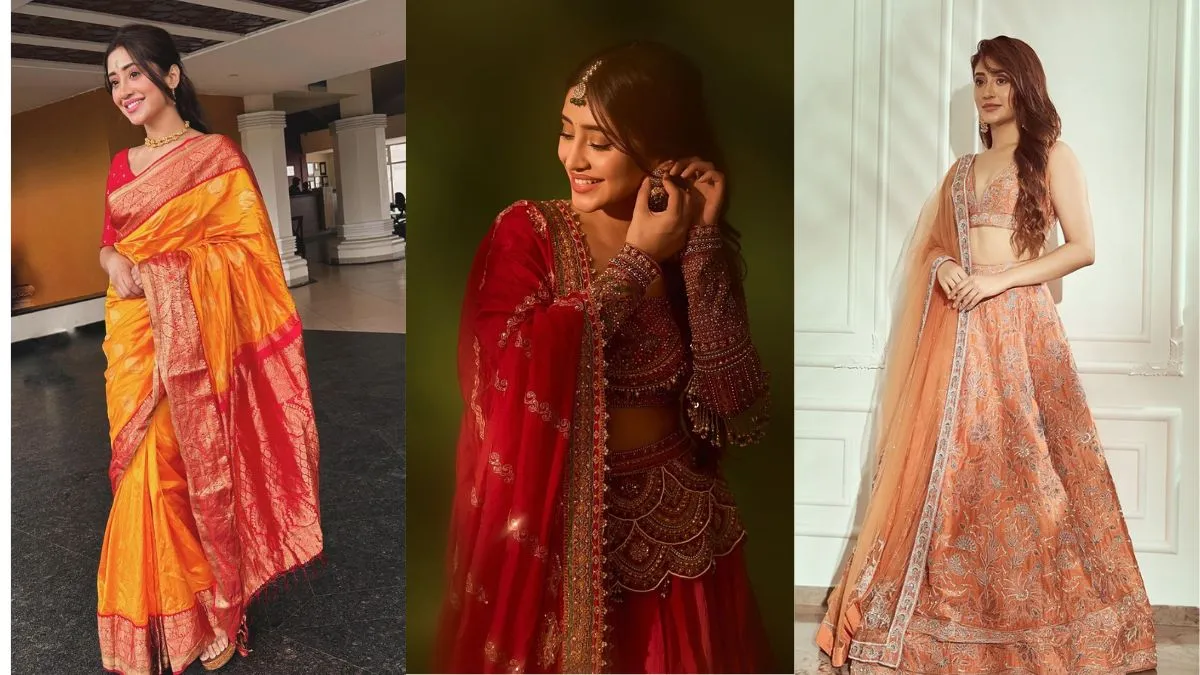 Yeh Rishta Kya Kehlata Hai Actress Shivangi Joshi’s Ethnic Wardrobe Is Perfect Karwa Chauth Inspiration For Newlyweds