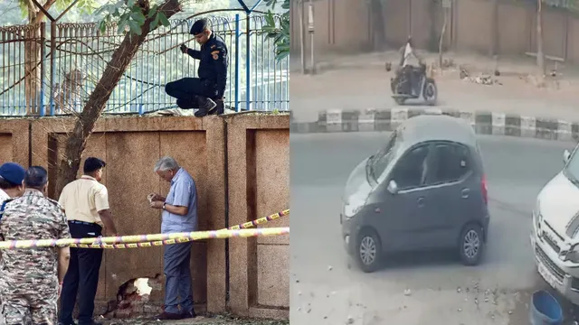 delhi-blast-cctv-captures-twowheeler-passing-moments-before-suspected-bomb-blast-in-rohini-watch