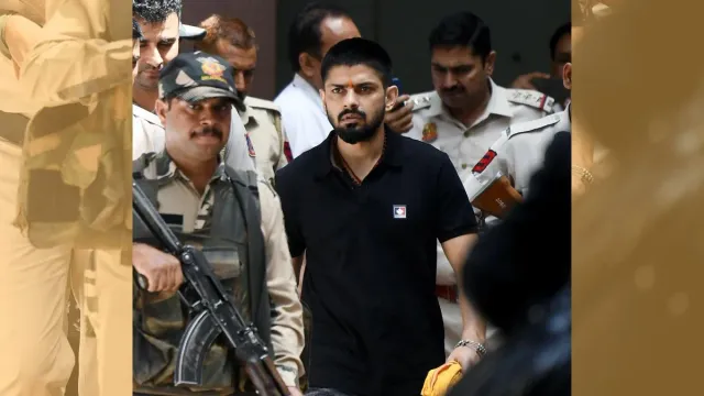 kshatriya-karni-sena-lawrence-bishnoi-encounter-reward-sabarmati-jail-baba-siddique-killing-raj-shekhawat-warning-sukhdev-singh-gogamedi-murder