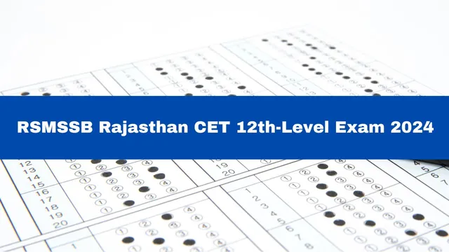 rsmssb-rajasthan-cet-12thlevel-exam-2024-begins-today-check-guidelines-and-other-important-details