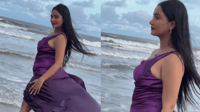 trisha-kar-madhu-viral-video-bhojpuri-actress-who-faced-mms-leak-controversy-poses-at-beach-on-hate-story-3-song