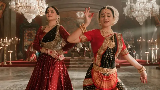 bhool-bhulaiyaa-3-song-ami-je-tomar-30-out-madhuri-dixit-and-vidya-balan-ignite-nostalgia-with-epic-dance-number